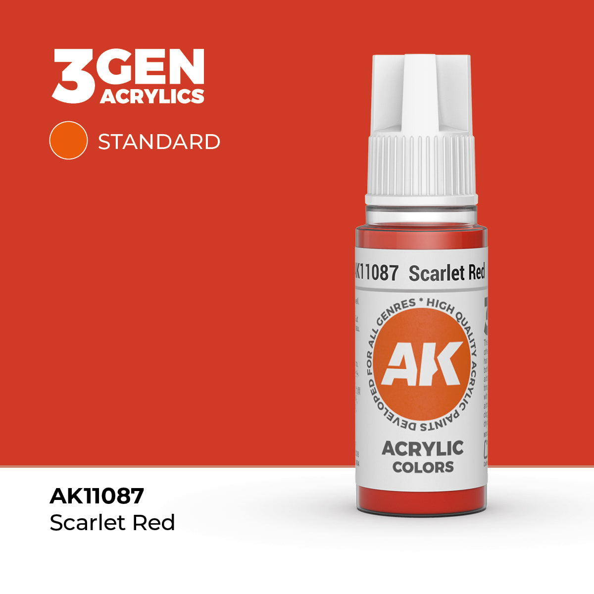 AK Interactive 3Gen - Scarlet Red