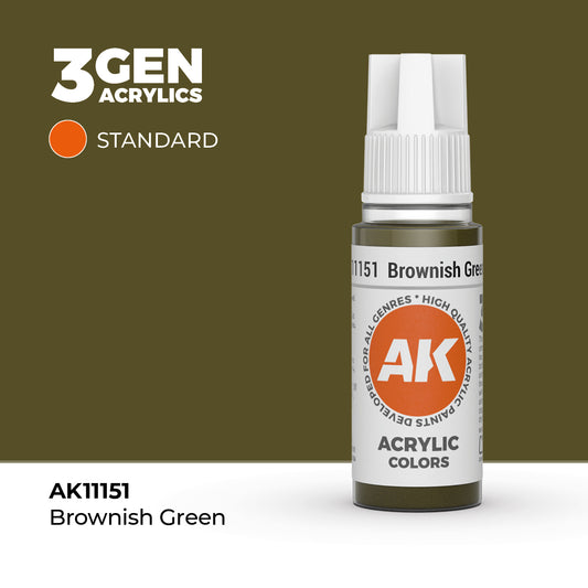 AK Interactive 3Gen - Brownish Green