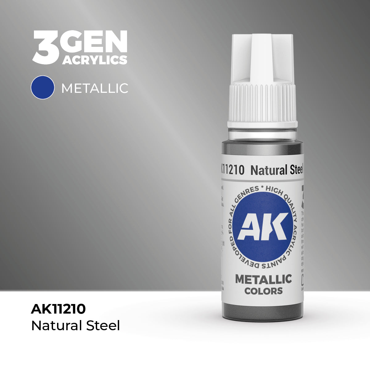 AK Interactive 3Gen - Natural Steel