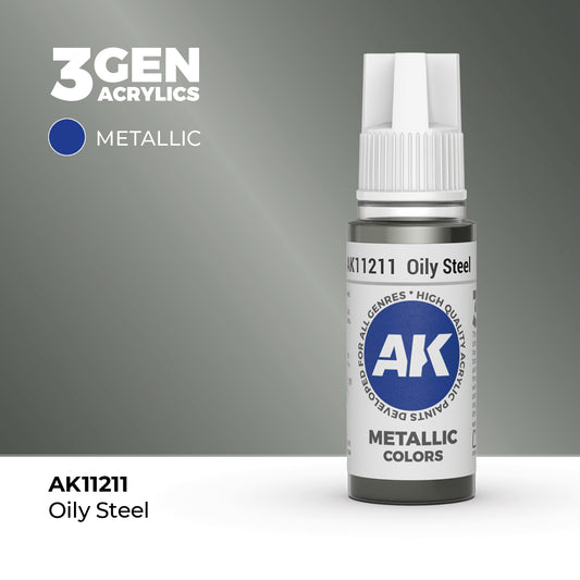 AK Interactive 3Gen - Oily Steel