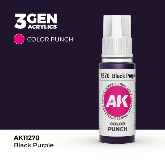 AK Interactive 3Gen - Black Purple (Color Punch)