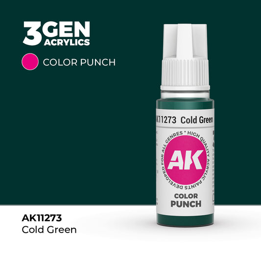 AK Interactive 3Gen - Cold Green (Color Punch)