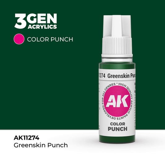 AK Interactive 3Gen - Greenskin Punch (Color Punch)