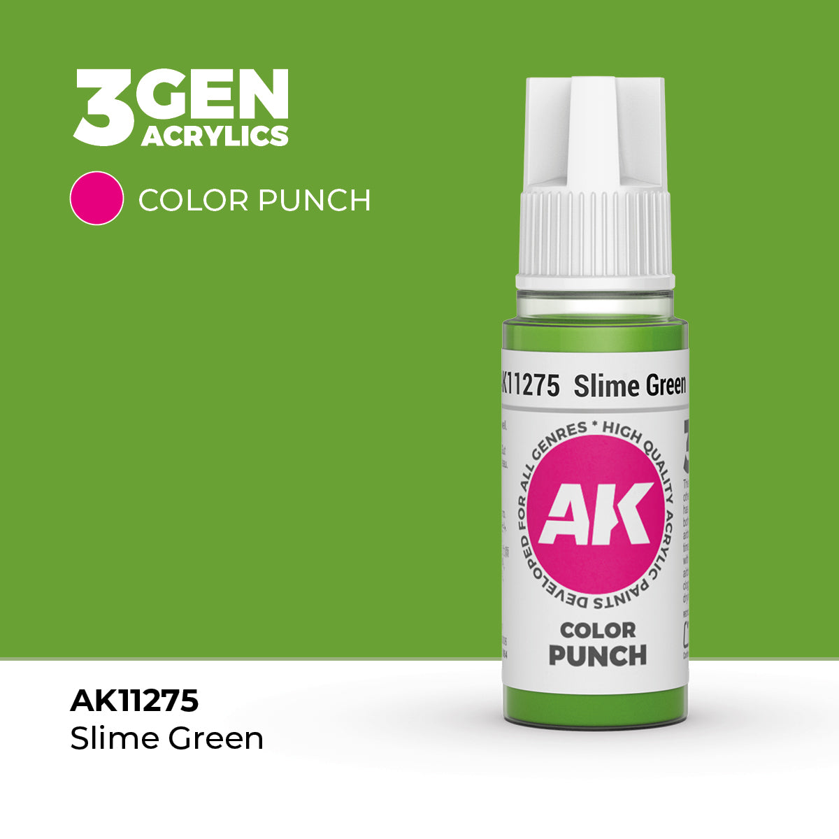 AK Interactive 3Gen - Slime Green (Color Punch)