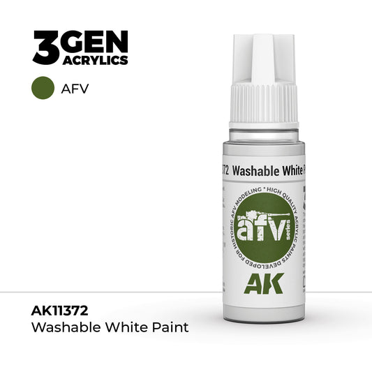 AK Interactive 3Gen - Washable White Paint