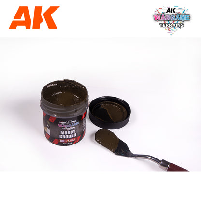 AK Interactive Battle Grounds - Muddy Ground 100ml
