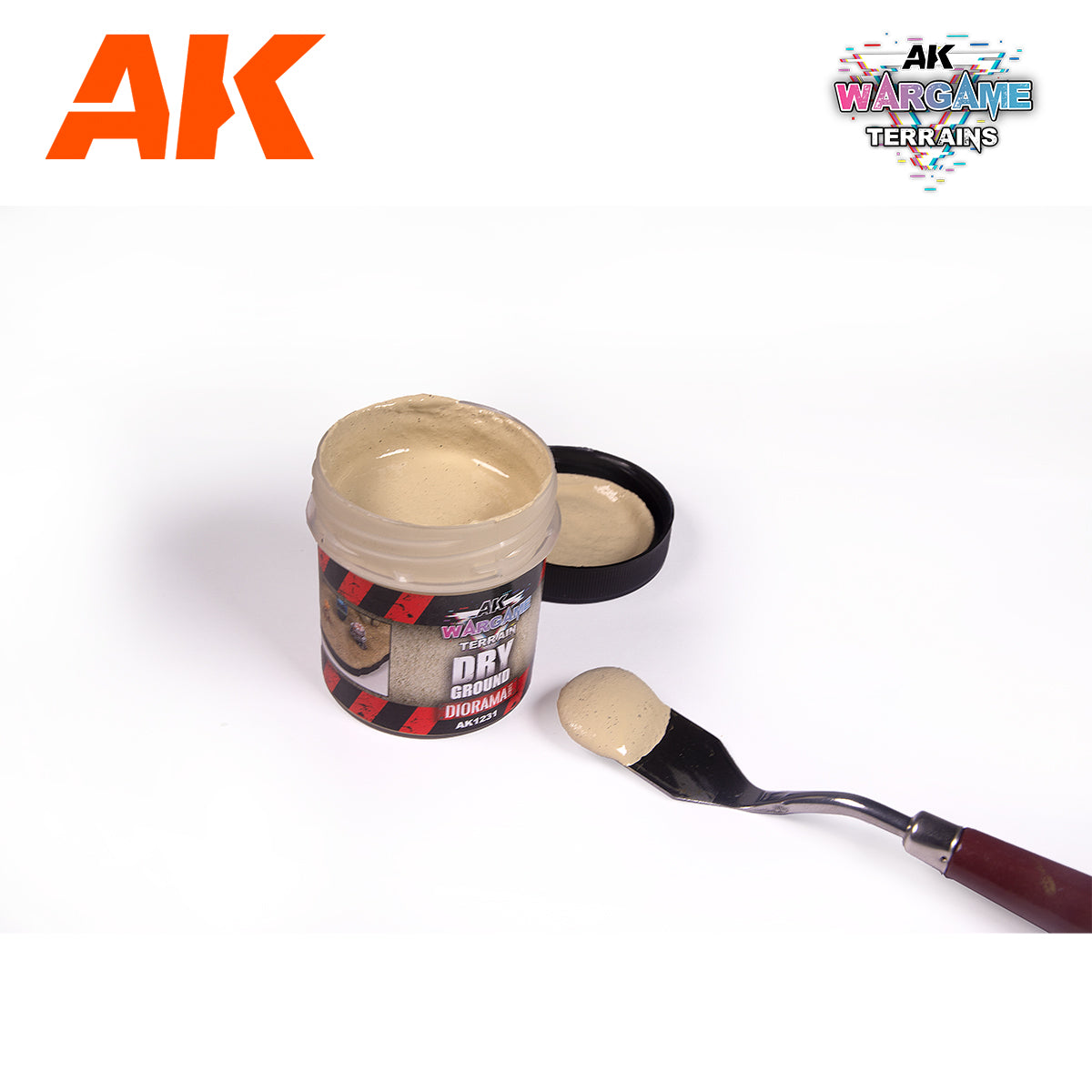 AK Interactive Battle Grounds - Dry Ground 100ml