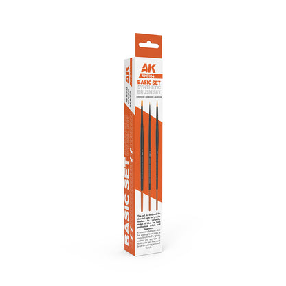 AK Interactive AKB104 Basic Brushes Set packaging