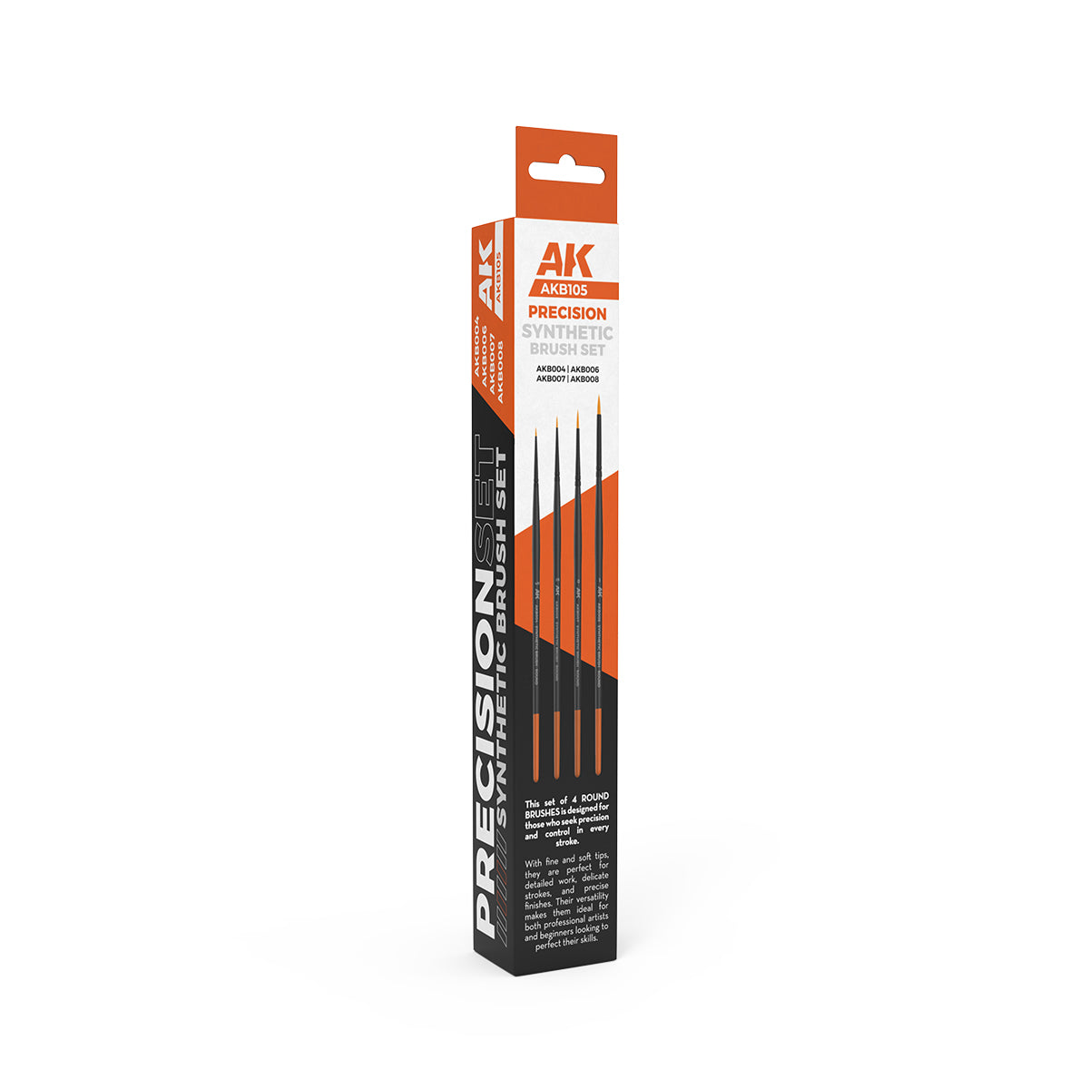 AK Interactive AKB105 Precision Brushes Set packaging