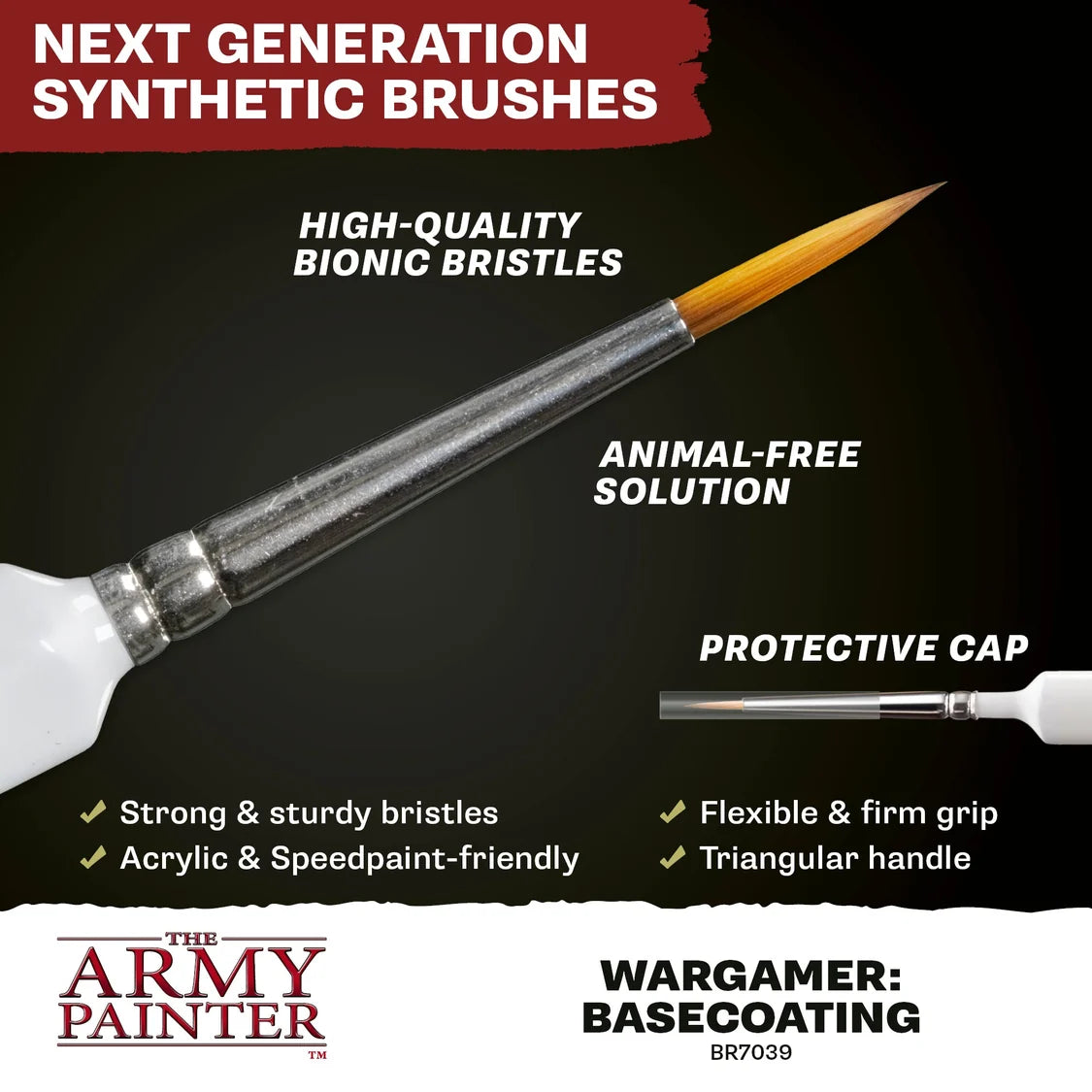 The Army Painter - Wargamer: Basecoating Brush