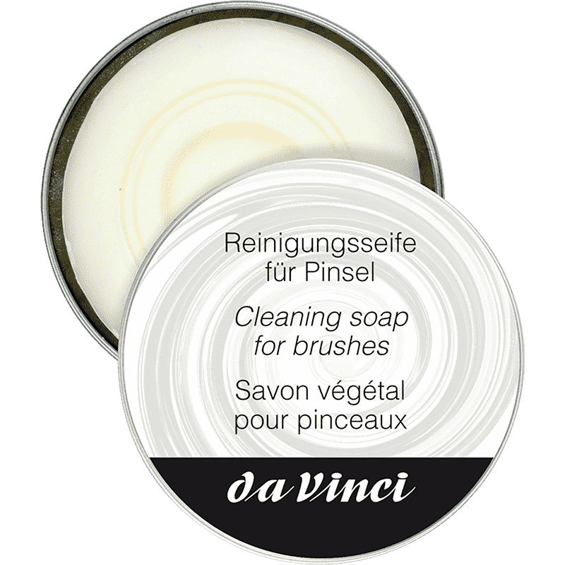 da Vinci Series 4433 KERNSEIFE Brush Soap - 85 g in a round metal box