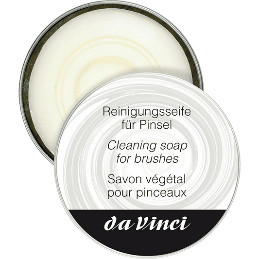 da Vinci Series 4433 KERNSEIFE Brush Soap - 85 g in a round metal box