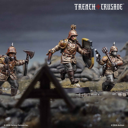 Trench Crusade Prussian Stosstruppen miniature detail