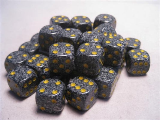Chessex Dice: Speckled 12mm d6 Urban Camo Dice Block (36 dice)