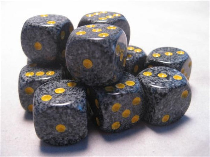 Chessex Dice: Speckled 16mm d6 Urban Camo Dice Block (12 dice)